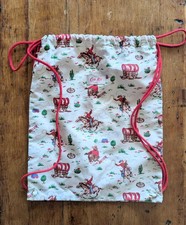 Cath Kidston Cowboy Drawstring Wash Bag Water Resistant
