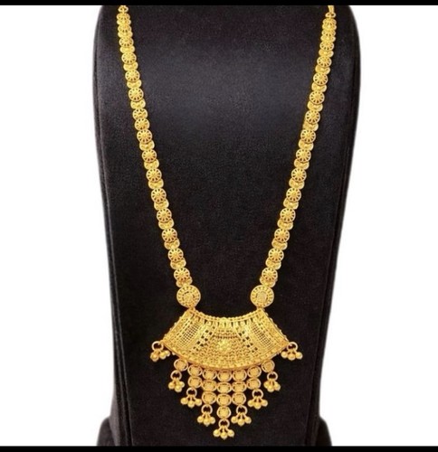 Gold plated long - gold, necklace
