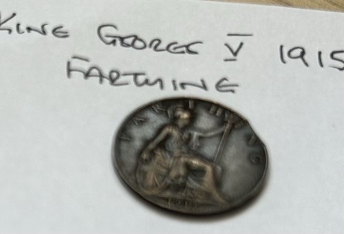 King george 1915 - 1915, farthing