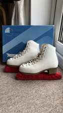 Risport Antea White Figure Skates EU 36 Includes Two Types Of Blade Cover