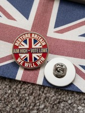 RESTORE BRITAIN Pin Badge 1