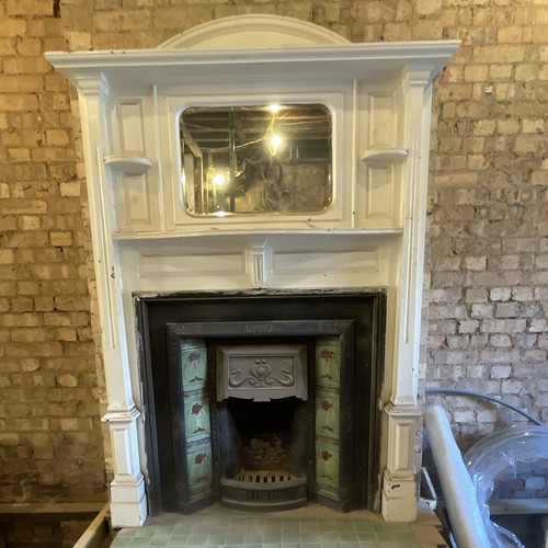 Fireplace surround white - fireplace,