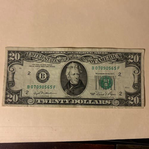 Old dollar bill 1981 - (1981),