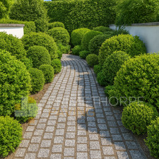 Silver Granite Block Paving  10x10cm Durable Stone Setts Patio Paving Driveway