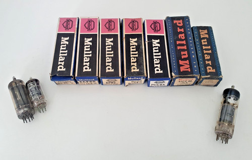Job lot old mullard - lot, of