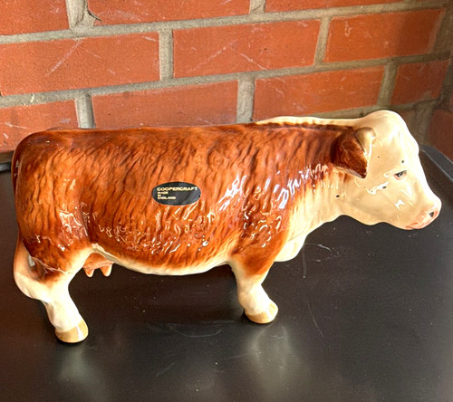 Coopercraft ceramic cow - coopercraft,