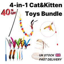 4-in-1 Cat/Kitten Toys Bundle