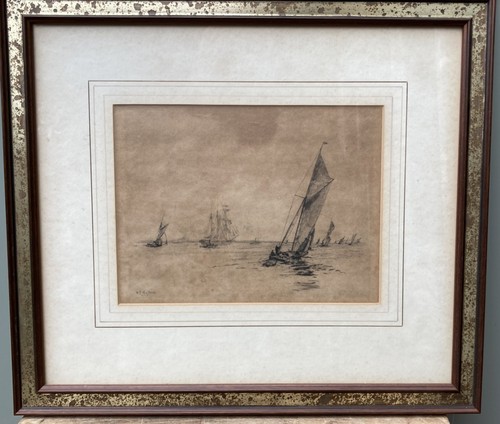 Antique etching the - by,