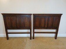 Pair Of Antique Dark Wood