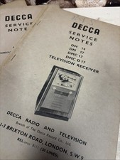 14x Decca Television Service