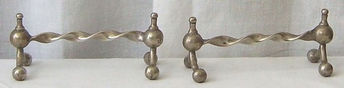Antique pair knife rests - ,