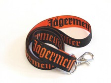 Two tone Jägermeister 20mm lanyard for ID & keys . Free UK postage..