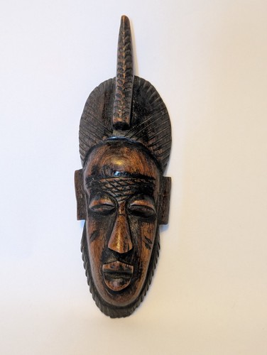 Vintage hand carved wooden - carved,