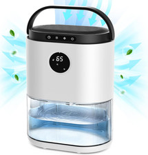 CONOPU Dehumidifier, 2300ML for Home 500 Sq.ft Dual Semiconductors LED Lights