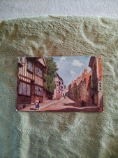 Tuck's Oilette Connoisseur Postcard Mermaid Street & Old Hospital Rye Unposted 