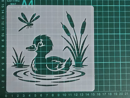 Reusable flexible stencil - reusable,