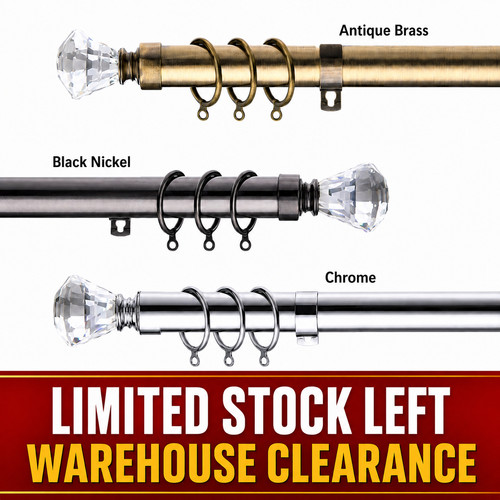 Pcs diamond curtain pole - curtain,