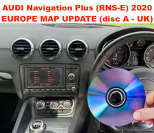 AUDI Navigation Plus RNS-E EUROPE MAP DVD 2020 UPDATE A3, A4, A6, R8,RS3, S3, TT