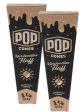 Pop Cones | Marshmallow Fluff | 12 Pre Roll Cones | 1 1/4 Size Click and Pop