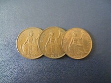 1951 Bronze Penny George VI S.4117  RARE date, all EF grades