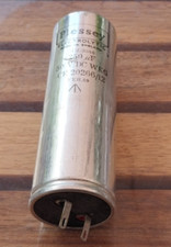 Plessey Electrolytic Vintage Capacitor CE 20255/12 250μF 250MFD 50VDC - Tested