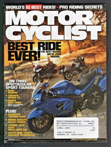 2005 october motorcyclist - 2005,