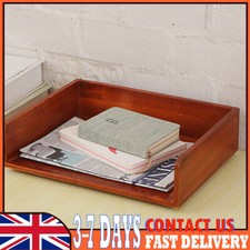 Wooden Document Letter Tray
