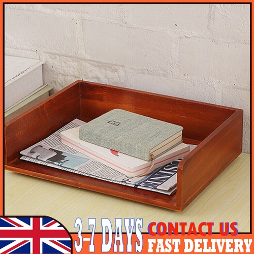 Wooden document letter tray - wooden,