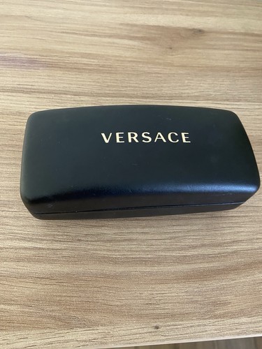 Versace black sunglasses case - black,