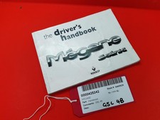  RENAULT MEGANE Handbook  1999