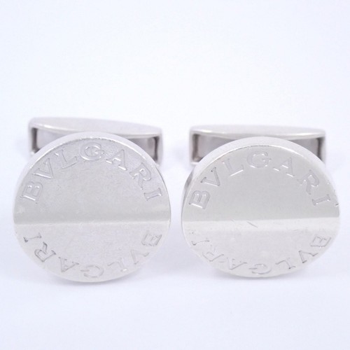 Auth bvlgari round cufflinks - auth,