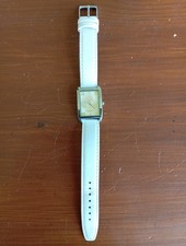 Ladies Rennie Macintosh Wristwatch, White Leather Strap, Working