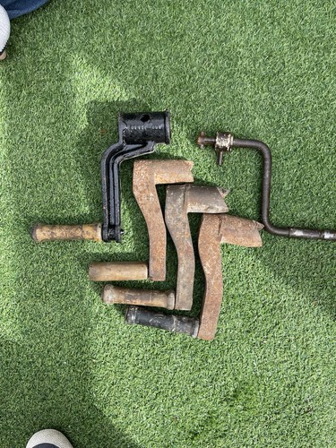 Vintage starting handle - vintage, handle/