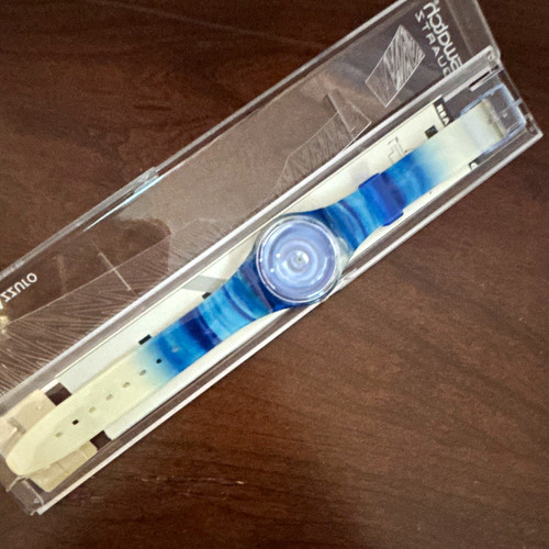 Swatch 1996 studio azzuro - swatch,