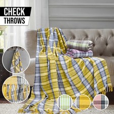 Sofa Throw 100% Cotton Blanket