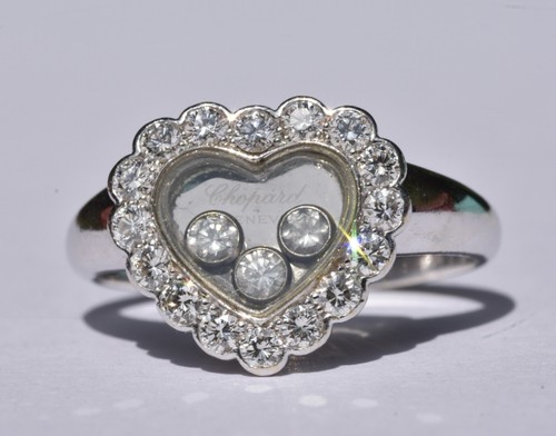 Chopard happy diamond ring 18k - ring,