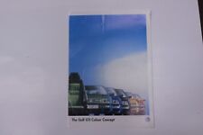 Volkswagen Golf GTi Colour Concept Mk3 Limited Edition 1995 Brochure English