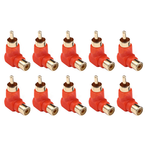 New 10pcs rca right angle - 10pcs,