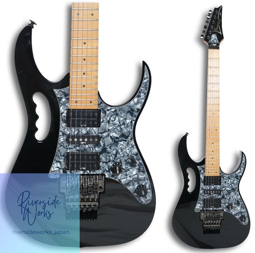 Ibanez jem505 black steve - black, vai