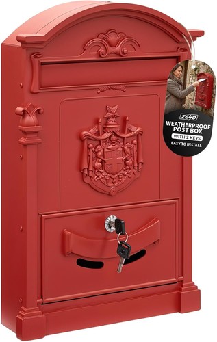 Large red lockable wall - lockable,