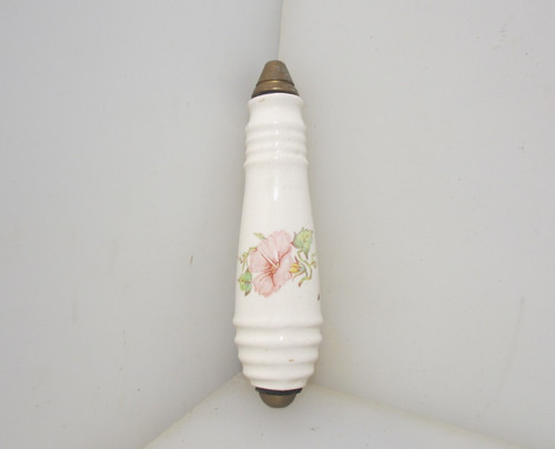 Vintage ceramic cistern handle - vintage,