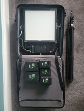 Litepanels 1x1 Gemini Soft With Case, Accessories + batteries