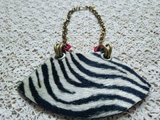 Vintage Unique Genuine Zebra