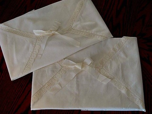 Exquisite pair antique pillow - pair,