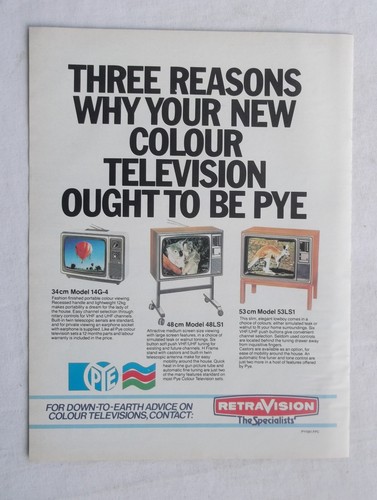 Pye colour original - pye, tv