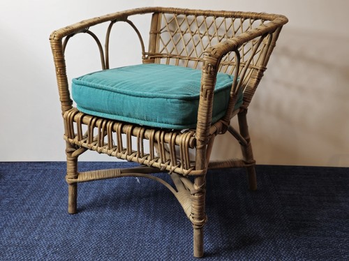 Vintage wicker chair child - chair,
