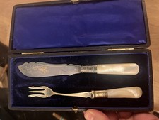 Vintage EPNS Faux Bone Handle