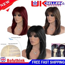 Medium Straight Hair Wig w/