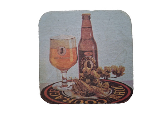 John courage beer mat - courage,