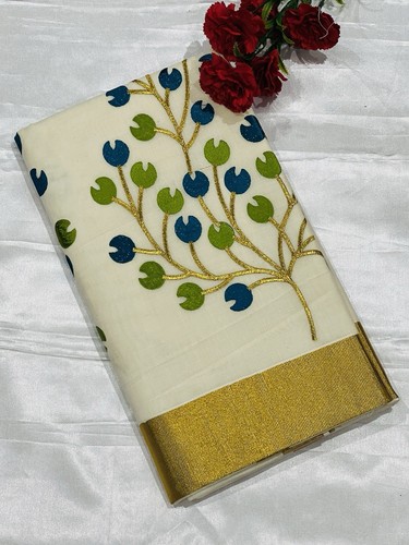 Kerala kasavu sacred sari - sacred,